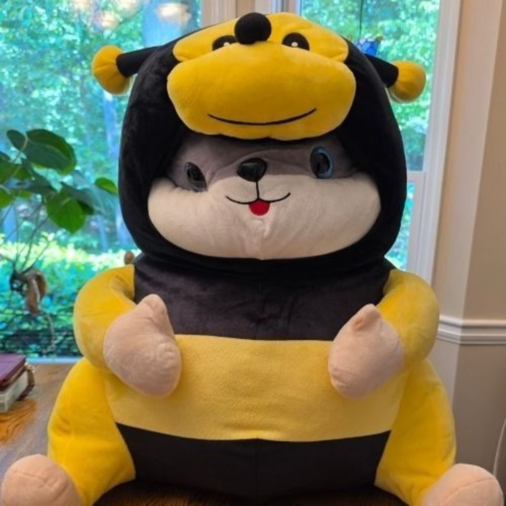 Nanco Hamster in Bumblebee Costume Large 26" Plush Stuffed Animal Carnival Prize